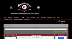 Desktop Screenshot of lancaster-depewbaseball.com